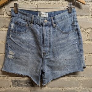 Women's Blue Denim Shorts